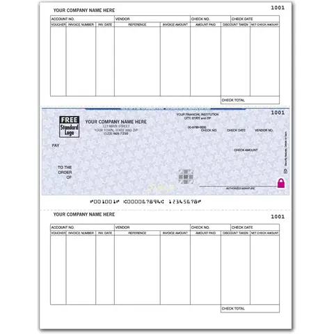 Custom Microsoft© Accounts Payable Check