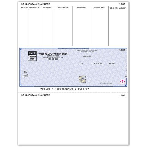 High Security Deltek Business Laser Checks 