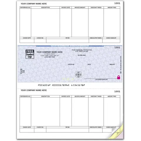 Custom Accounts Payable Peachtree Laser Checks