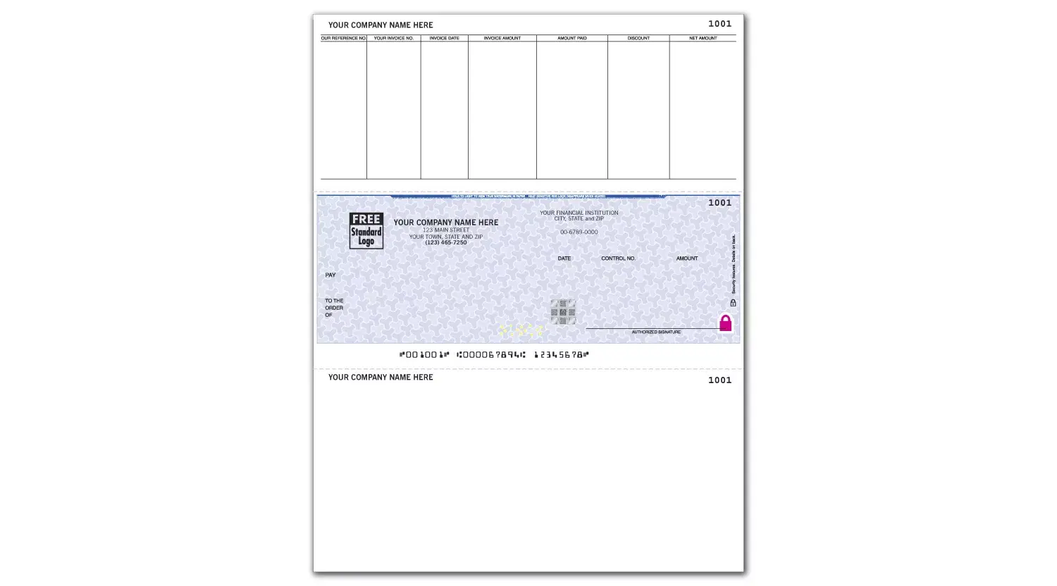 Custom Microsoft Dynamics™ Accounts Payable Checks