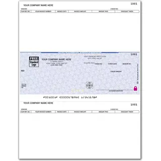 Custom Laser Business Checks with Hologram Security Feature