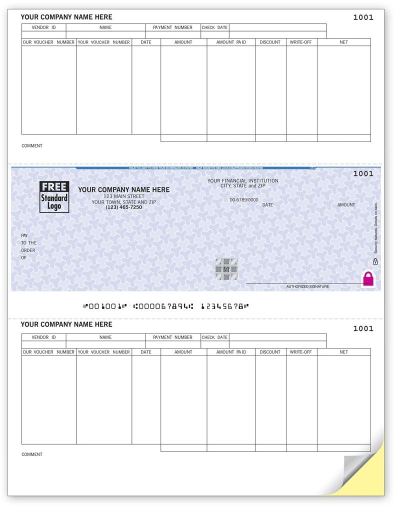 Custom Dynamics Accounts Payable Checks