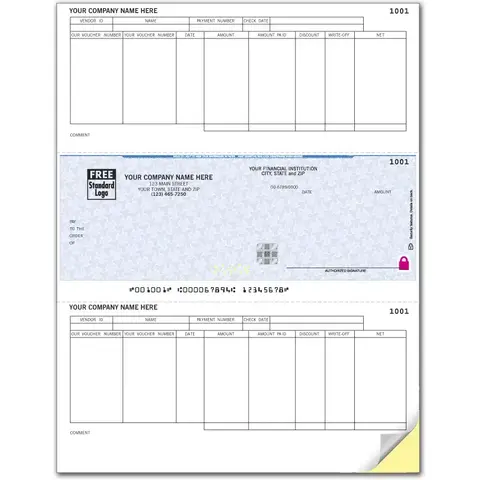 Custom Dynamics Accounts Payable Checks