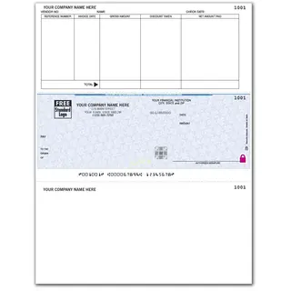 Custom Accounts Payable Sage 300 Checks, Laser Format