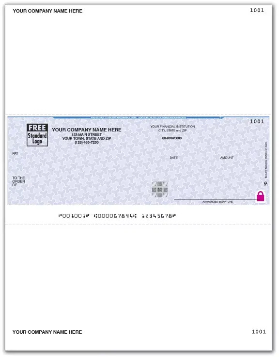 High Security Sage Accounts Payable Company Checks