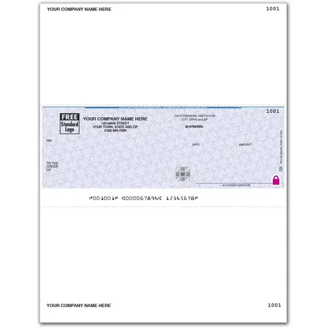 High Security Sage Accounts Payable Company Checks