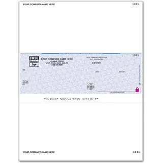 High Security Sage Accounts Payable Company Checks