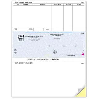 High Security Accounts Payable Check for Contractors