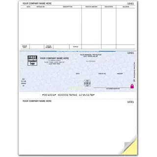 High Security Accounts Payable Check for Contractors
