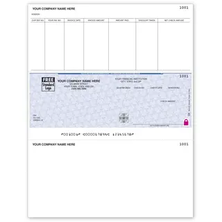 Laser Accounts Payable Business Checks with Logo