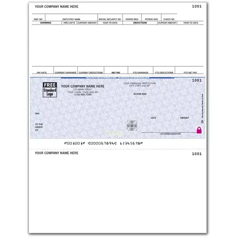 Laser Peachtree Payroll Checks
