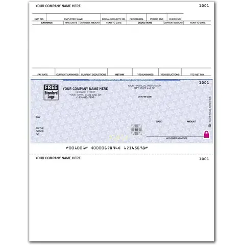 Laser Peachtree Payroll Checks