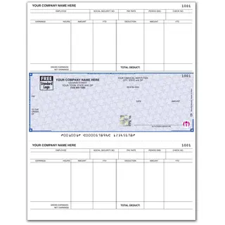 Laser MAS® Payroll Checks with Logo