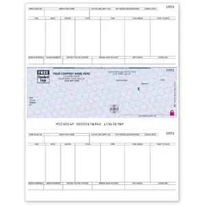 Sage 50 Laser Payroll Checks with Silver Foil Hologram