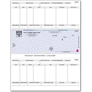 Sage 50 Laser Payroll Checks with Silver Foil Hologram