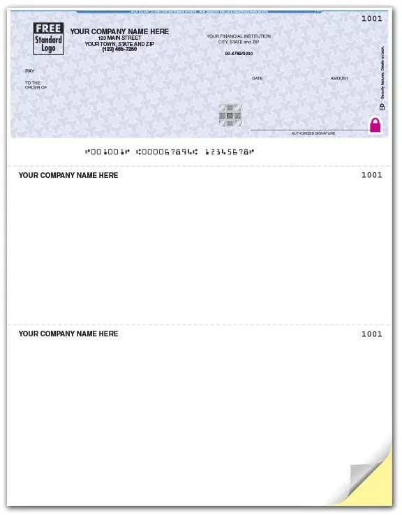 Sage 300 Laser Business Checks with Hologram