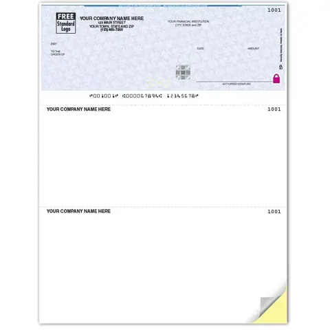 Sage 300 Laser Business Checks with Hologram