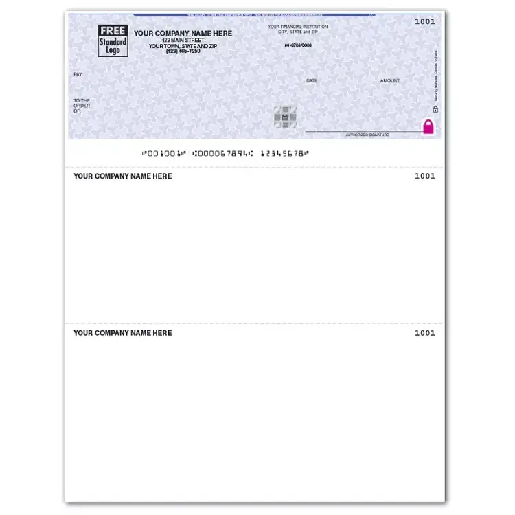 Laser MYOB® Checks with Logo
