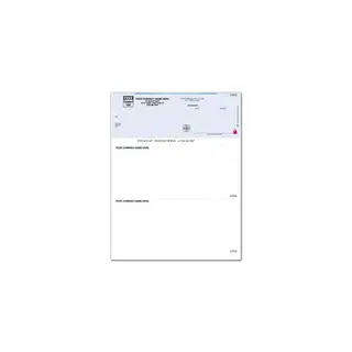 Sage 100 Laser Business Checks on Secure Paper with Logo