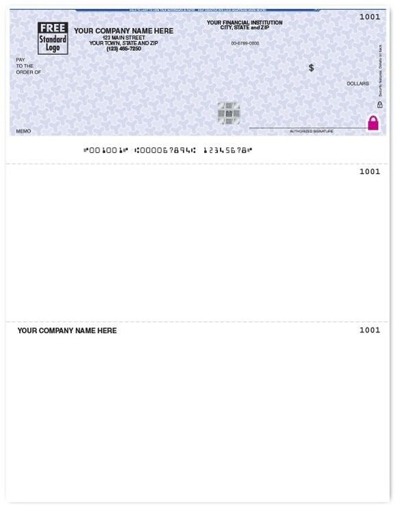 Personalized NetSuite® Business Checks on Secure Paper