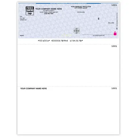 Personalized NetSuite® Business Checks on Secure Paper