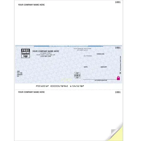 Laser DacEasy® Business Checks Printed on Secure Paper