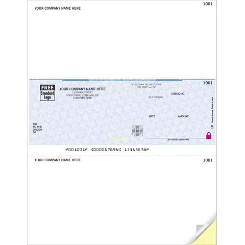 Laser DacEasy® Business Checks Printed on Secure Paper