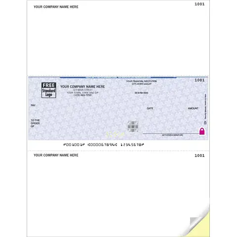 Microsoft® Dynamics Business Checks Online, With Logo on Secure Paper