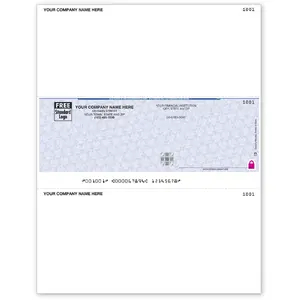 Sage Software Compatible Business Checks on Security Paper, Middle Check