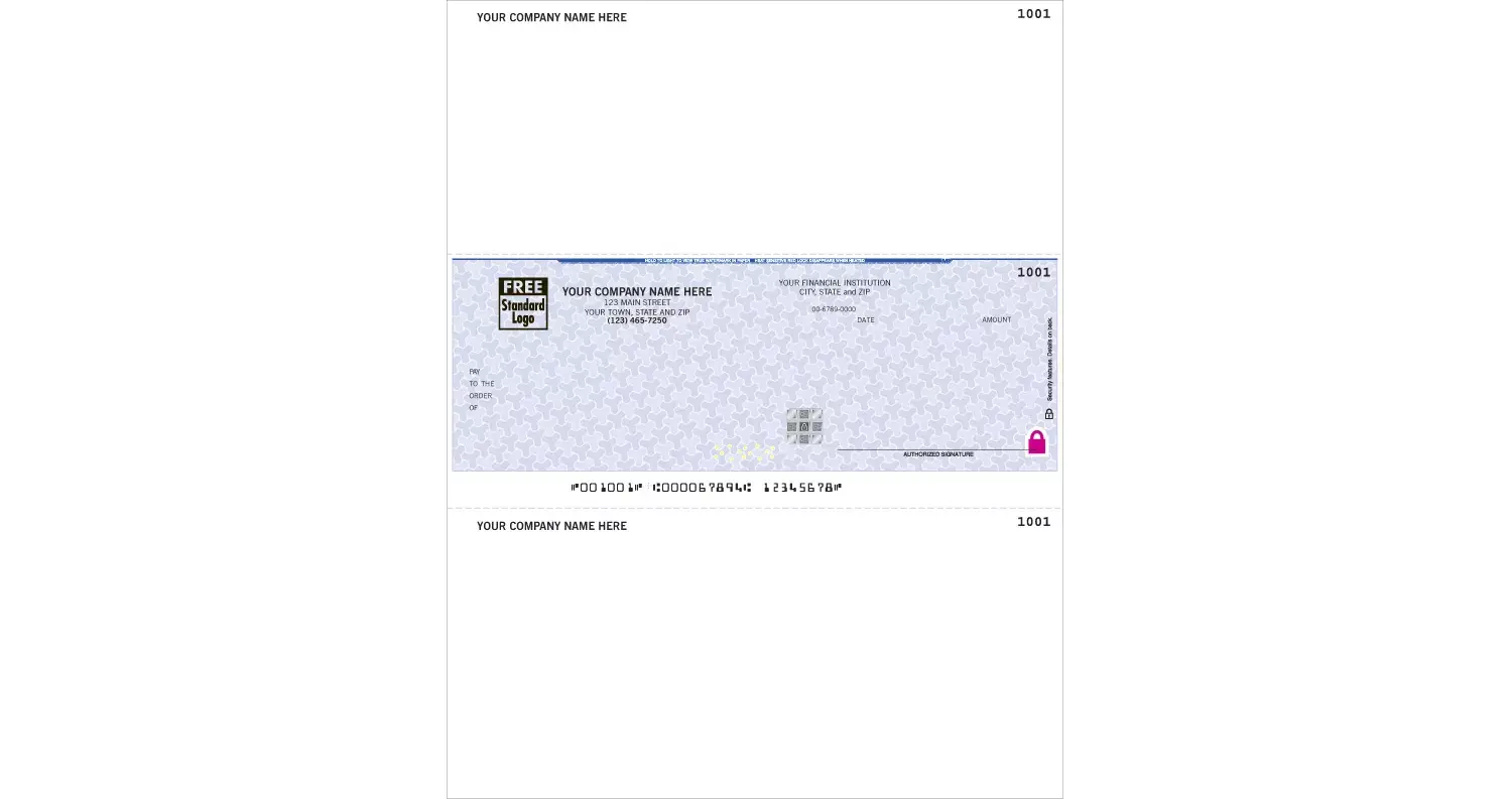 Laser Microsoft® Business Checks with Logo