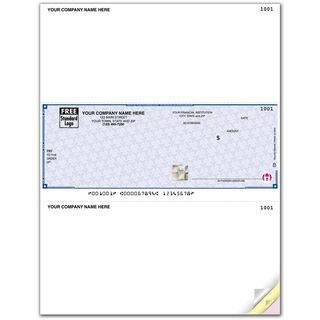 High Security Business Laser Middle Check for Sage