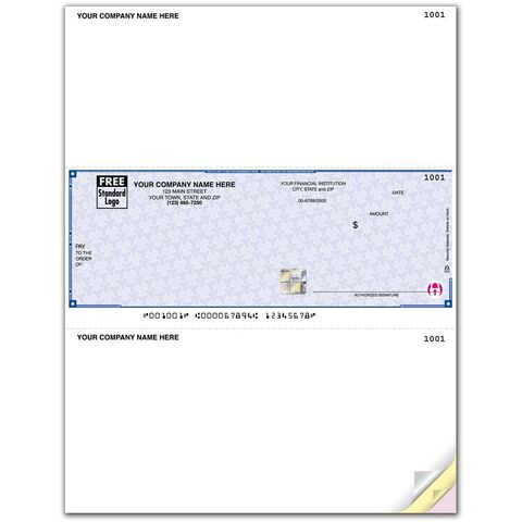 High Security Business Laser Middle Check for Sage