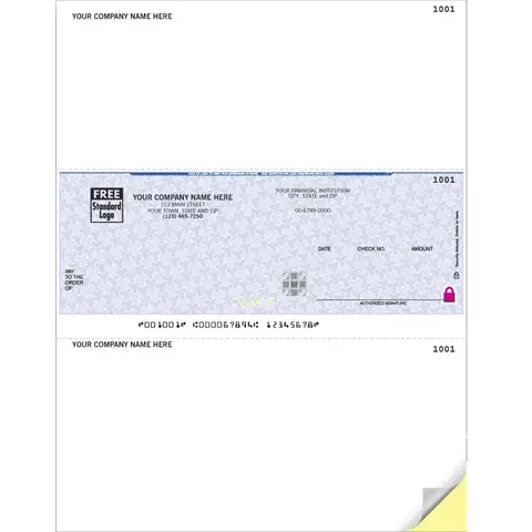 Laser Red Wing® Business Checks on Secure Paper