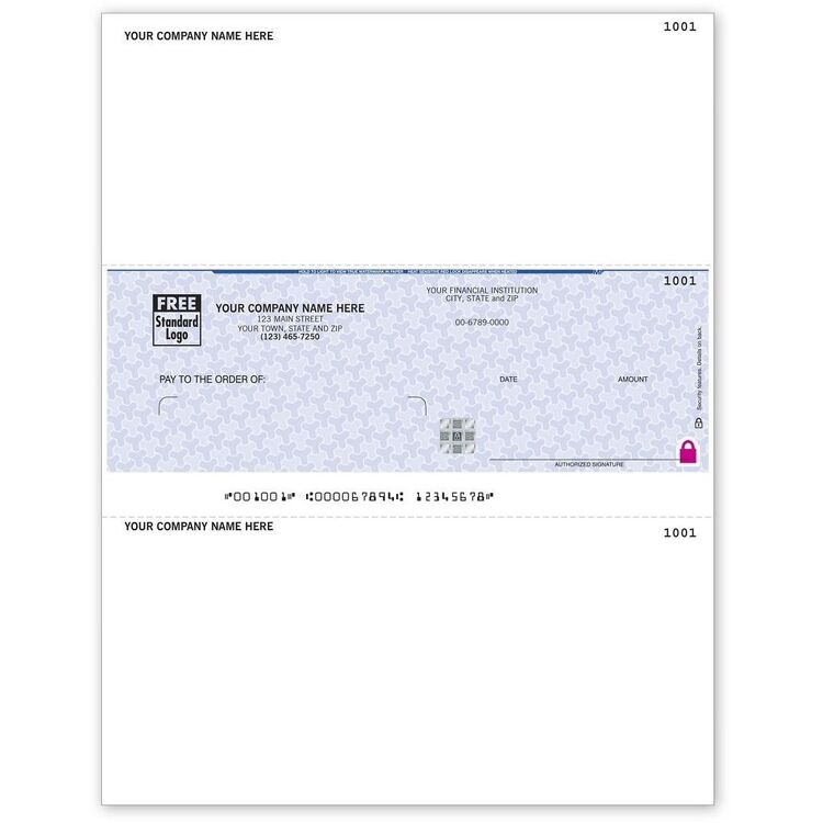Businessworks Software Compatible Business Checks Printed on Secure Paper 