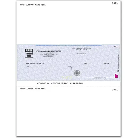 Businessworks Software Compatible Business Checks Printed on Secure Paper 