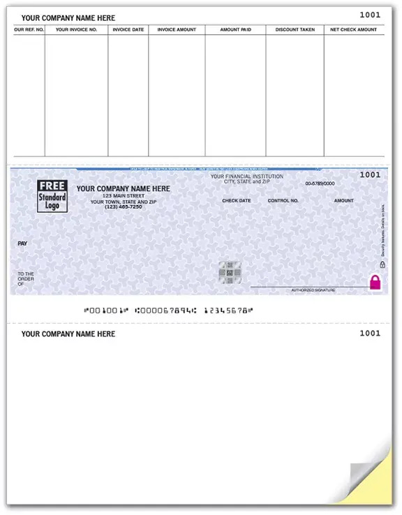 Laser Accounts Payable Checks on Secure Paper for Microsoft Dynamics and Solomon