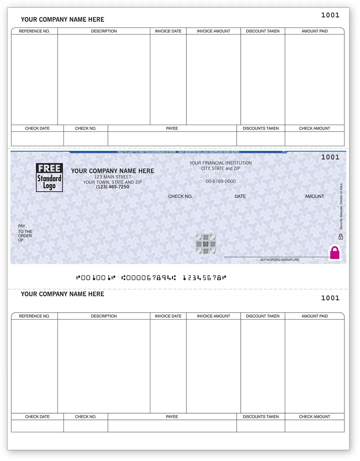 Secure business checks for Peachtree Complete software