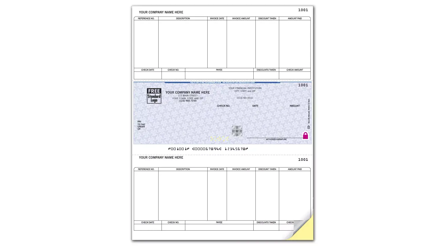 Secure business checks for Peachtree Complete software