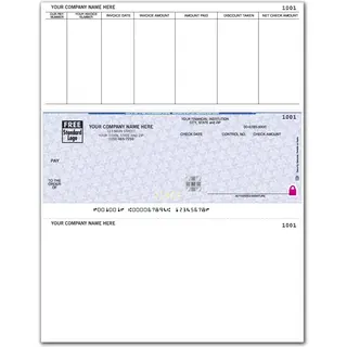 Solomon Accounts Payable Business Checks with Logo and 7 Columns