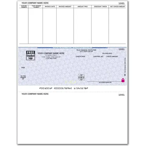 Solomon Accounts Payable Business Checks with Logo and 7 Columns