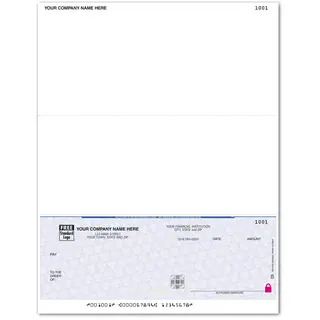 Master Builder software compatible business checks printed on secure paper