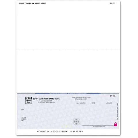 Master Builder software compatible business checks printed on secure paper