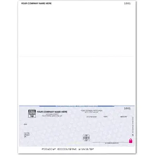 Master Builder software compatible business checks printed on secure paper