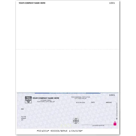 Master Builder software compatible business checks printed on secure paper