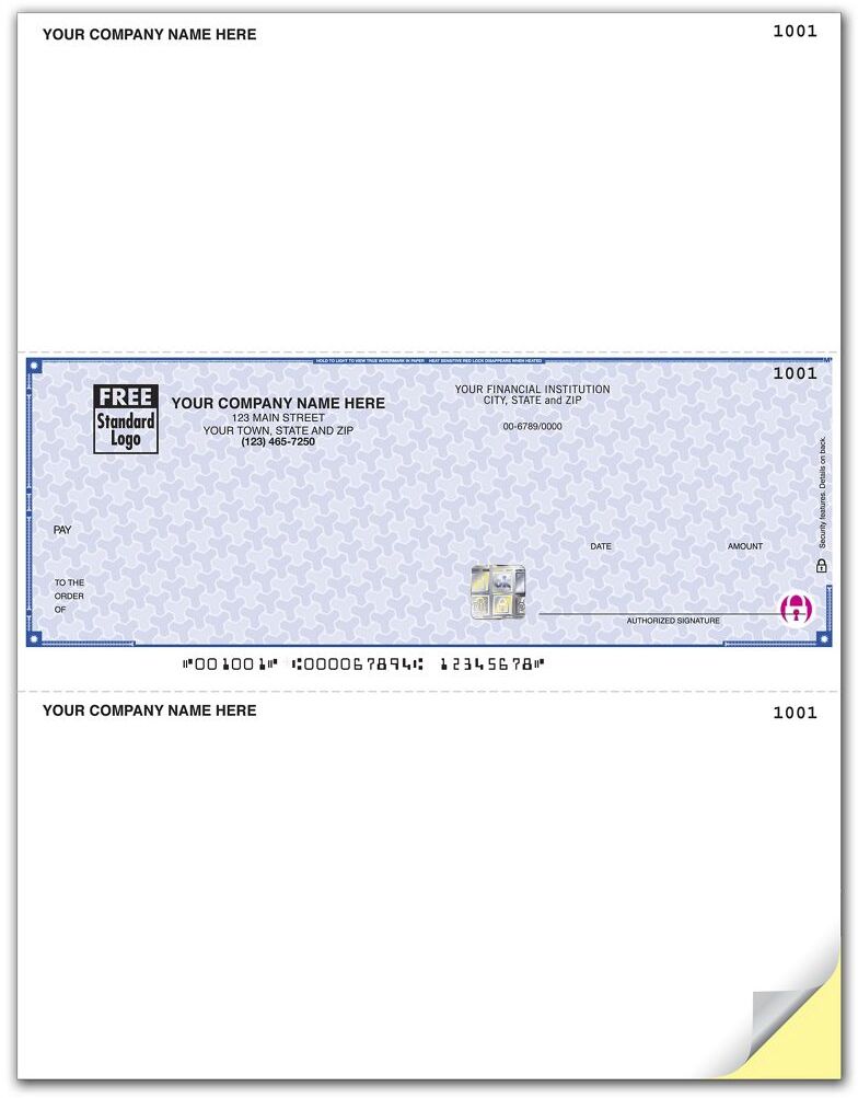 Custom Laser Check Printing Compatible with Sage Software
