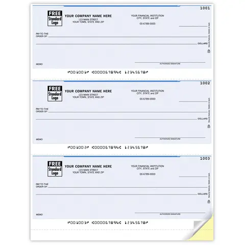 MYOB® Laser Checks - 3-Up