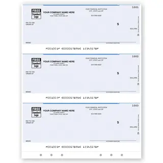 Laser 3-Up Multi-Purpose Business Checks
