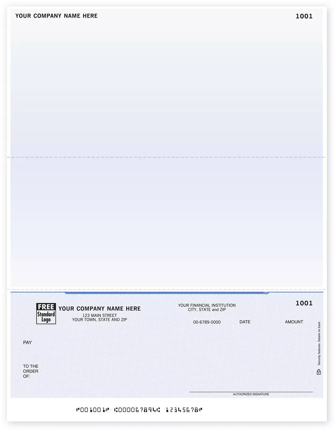 Laser Multipurpose Check - Bottom Check