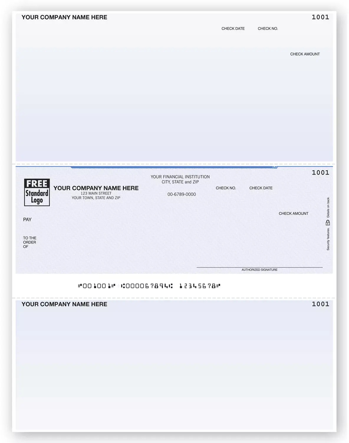 Business Juris Checks with Logo