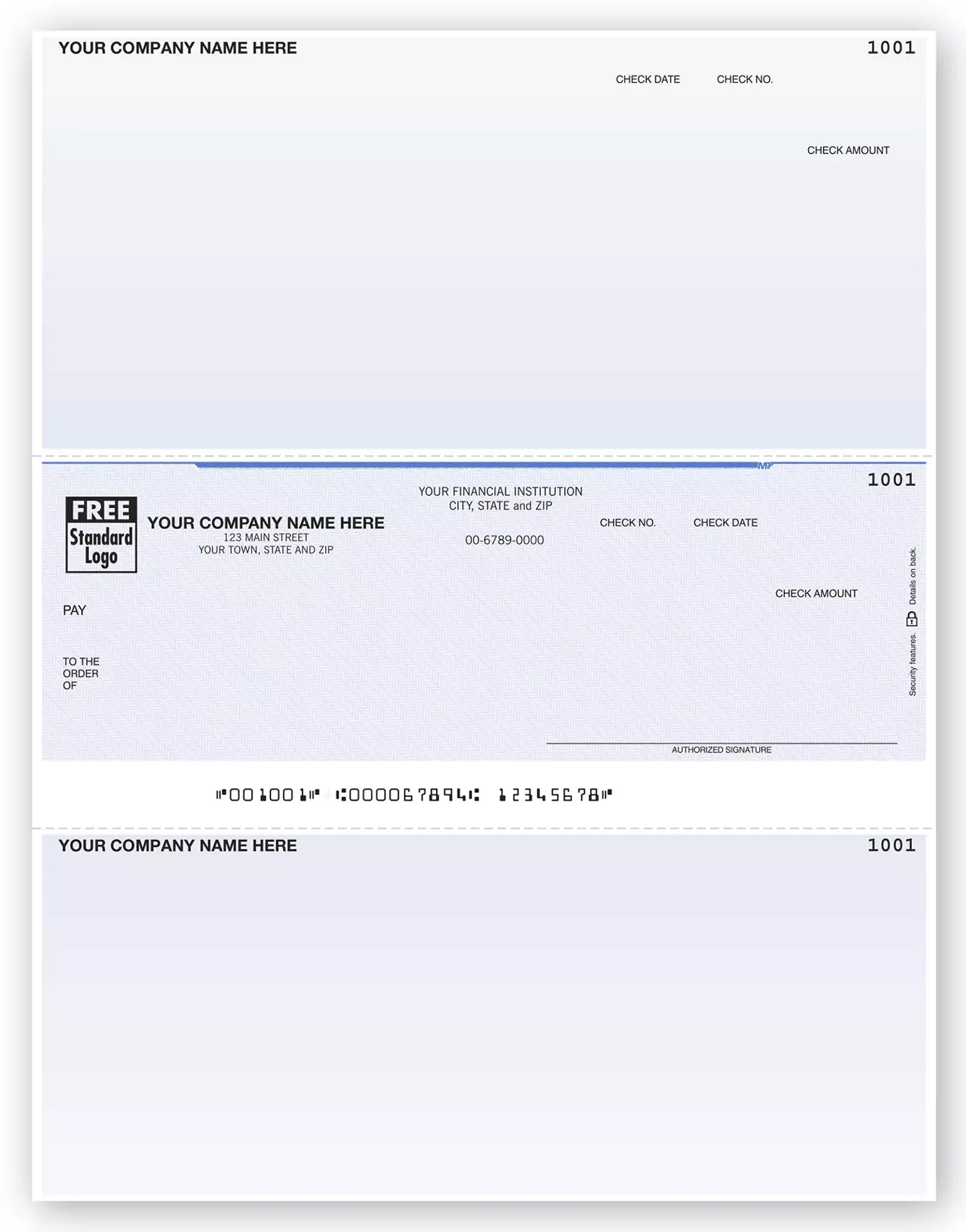 Business Juris Checks with Logo